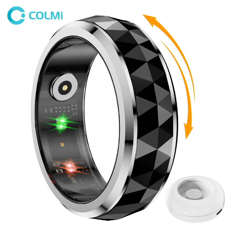 Smart Ring Health Tracker Blood Oxygen - 2024 COLMI R11 slimme ring, Fidget