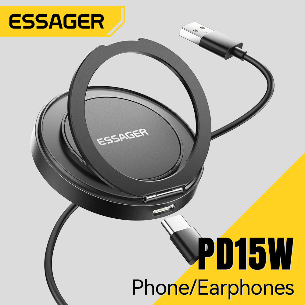 Smart Glasses Magnetic Charging Cable - Essager Magnetische Draadloze Oplader 15W Met