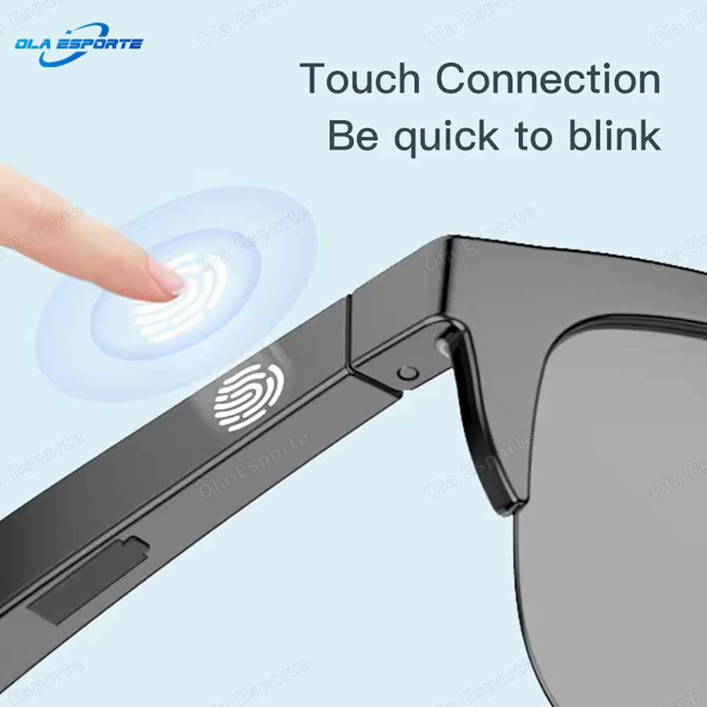 Bone Conduction Sunglasses Sports - Aanraakgebaseerde intelligente Bluetooth-bril met beengeleiding voor
