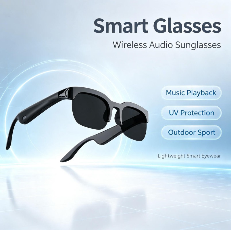 Smart Sunglasses Open Ear Music Calls - 2026 Smart Audio Zonnebril Bluetooth Oproep