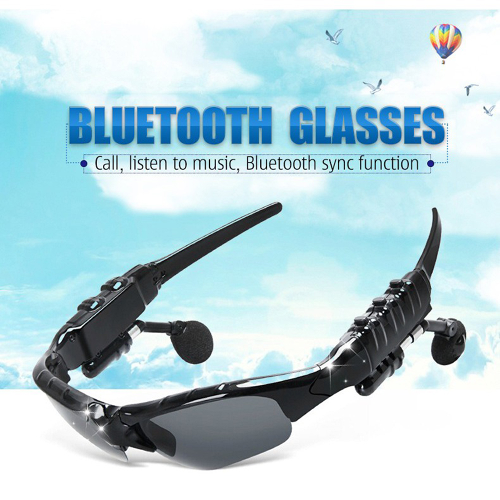 Bone Conduction Sunglasses Sports - Stereo-oortelefoon Draadloze headset met microfoon Gepolariseerde