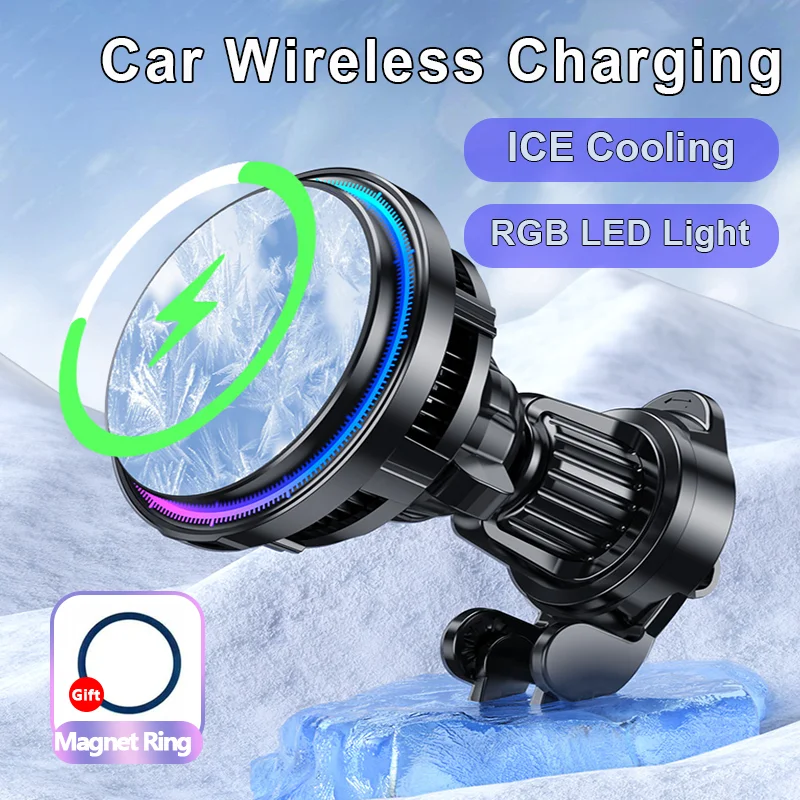 Smart Glasses Magnetic Charging Cable - Ijskoeling Magnetische Draadloze Autolader Stand voor