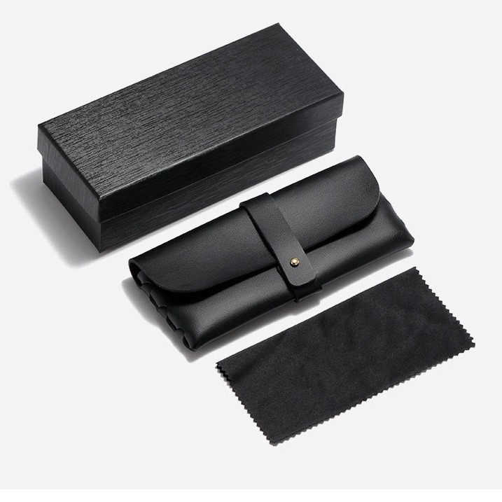 Eyewear Cleaning Cloth Microfiber Kit - Luxe verpakkingsset voor zonnebrillen, inclusief een