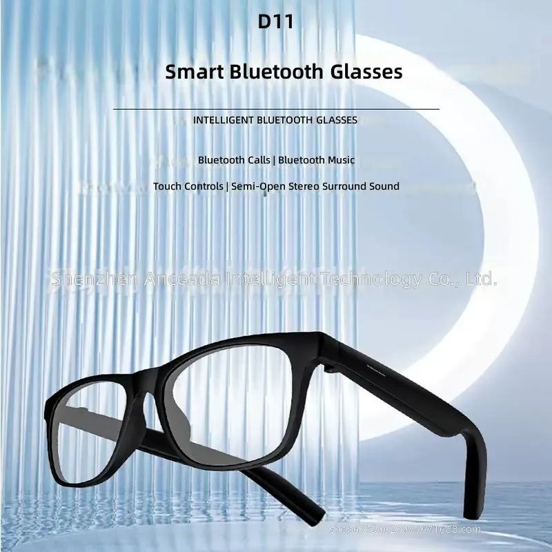 Smart Audio Glasses Touch Control - D11Plus slimme bril Bluetooth-oproep Muziek Touch