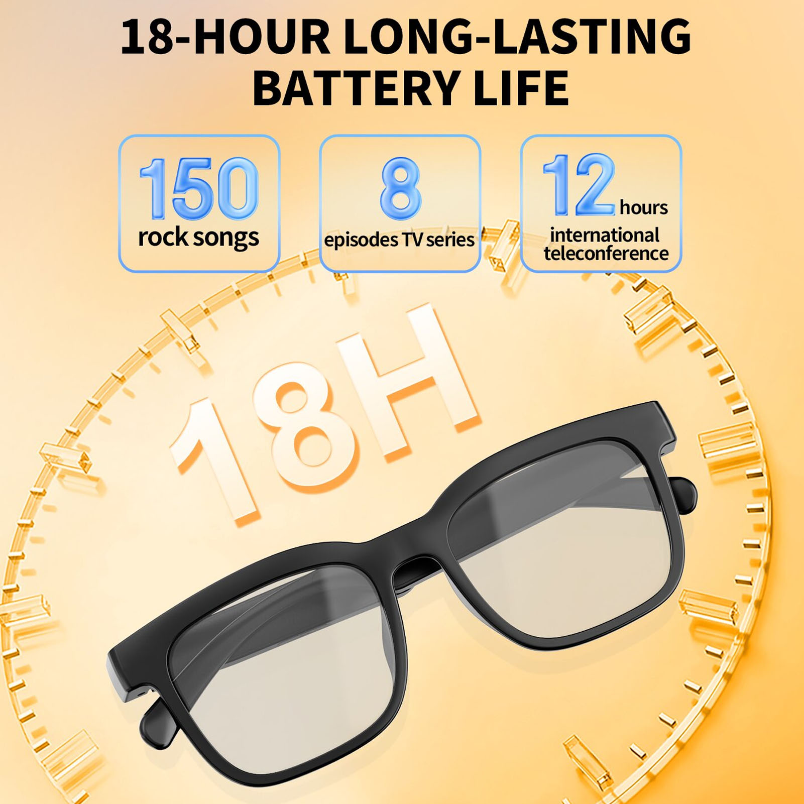 Blue Light Blocking Smart Audio Glasses - Audio Smart Bril voor Dames en