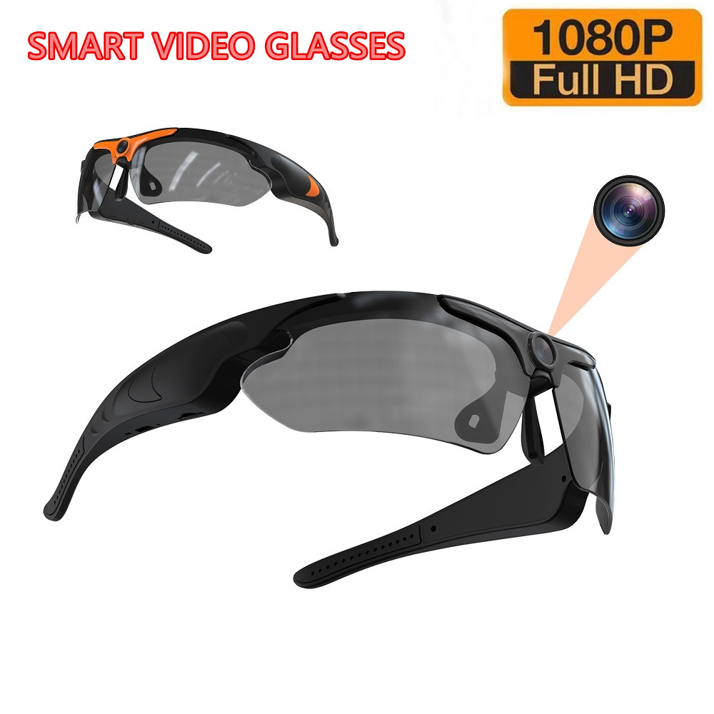 Smart Glasses Camera Video Recording 1080P - Draagbare Hd 1080P Camera Outdoor Fietsbril