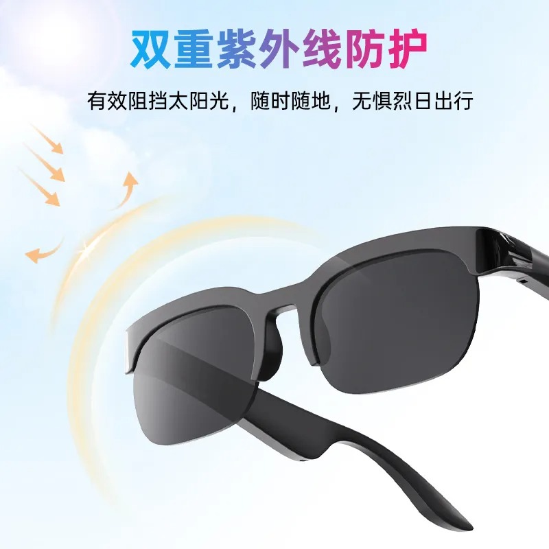 Blue Light Blocking Smart Audio Glasses - Slimme Bluetooth Bril XG89 Draadloze Audio