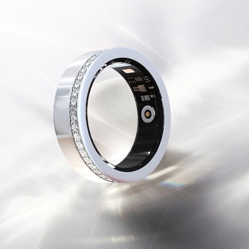 Slimme ring met diamanten, mee - Smart Ring Health Tracker Blood Oxygen recensie en prijs