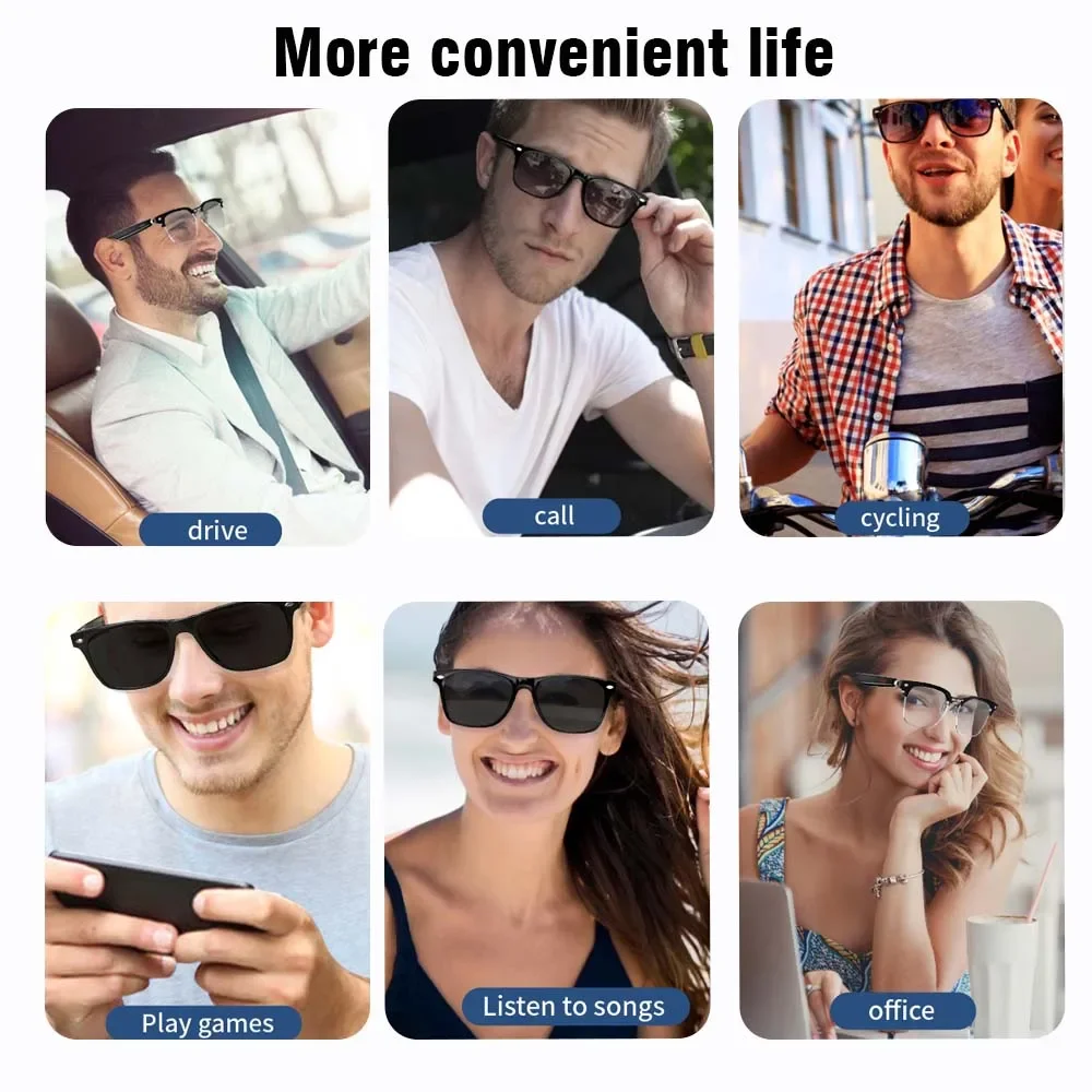 VIKEFON E13 slimme bril met bl - Smart Audio Glasses Bluetooth Polarized recensie en prijs