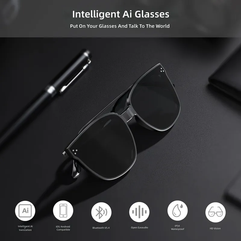 Slimme bril met beengeleiding, - Bone Conduction Sunglasses Sports recensie en prijs