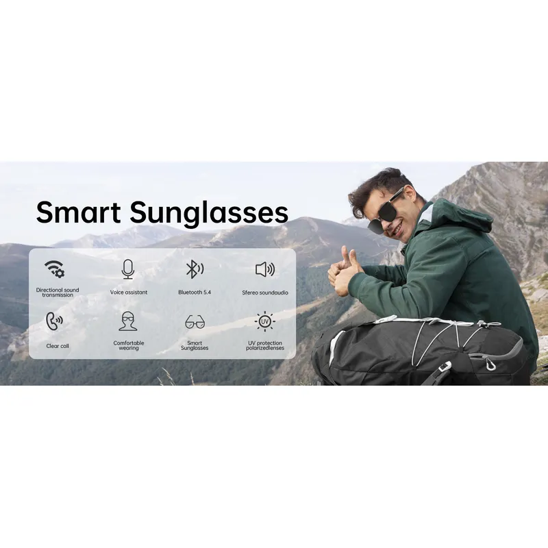 Slimme bril met beengeleiding, - Bone Conduction Sunglasses Sports recensie en prijs
