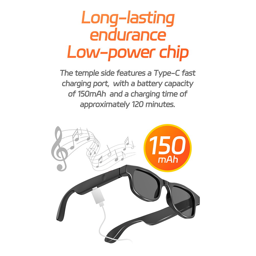 AI-vertaalbril met 144 talen,  - Blue Light Blocking Smart Audio Glasses recensie en prijs