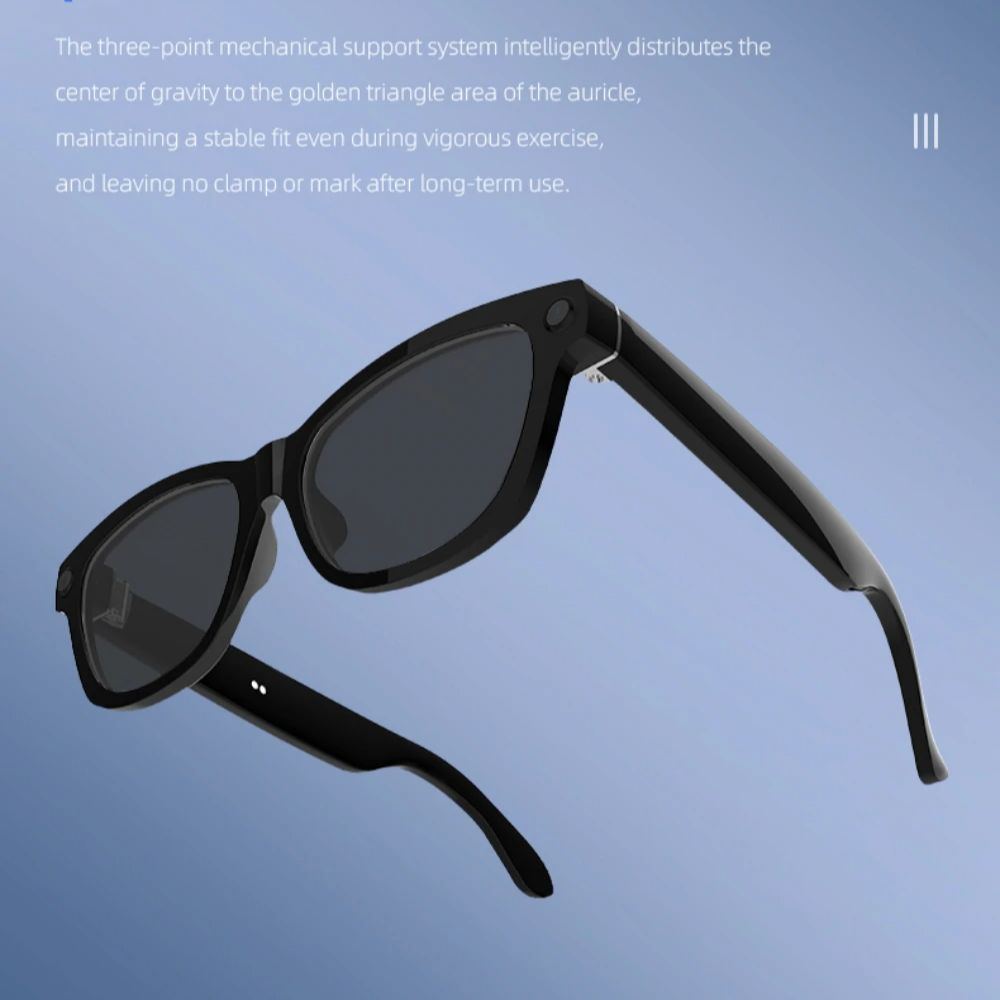 V03 AI Smart Camera Bril, Blue - Smart Sunglasses Open Ear Music Calls recensie en prijs