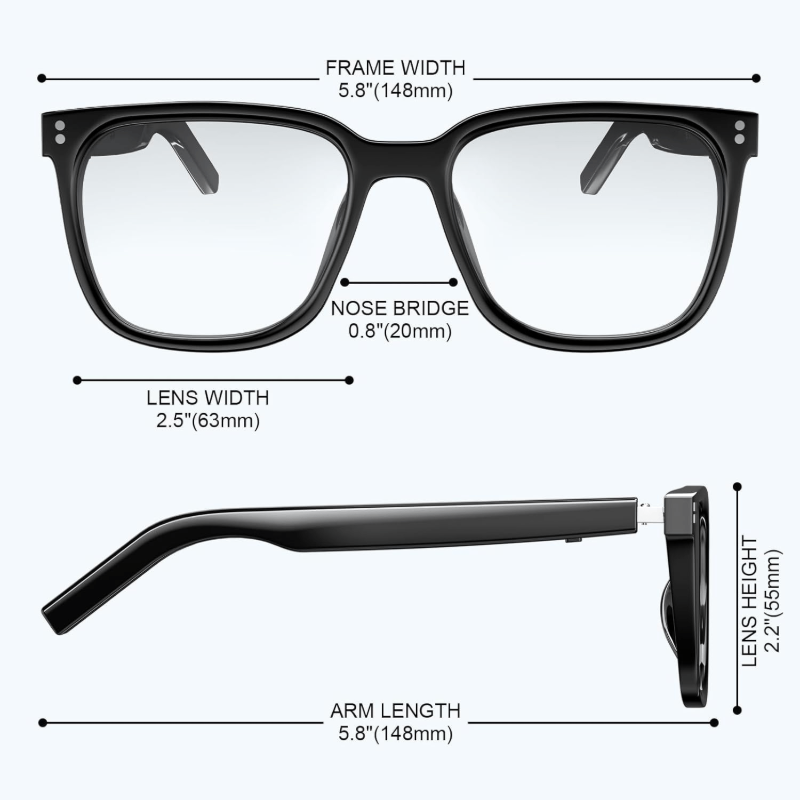 Draadloze AI slimme vertaalbri - Blue Light Blocking Smart Audio Glasses recensie en prijs
