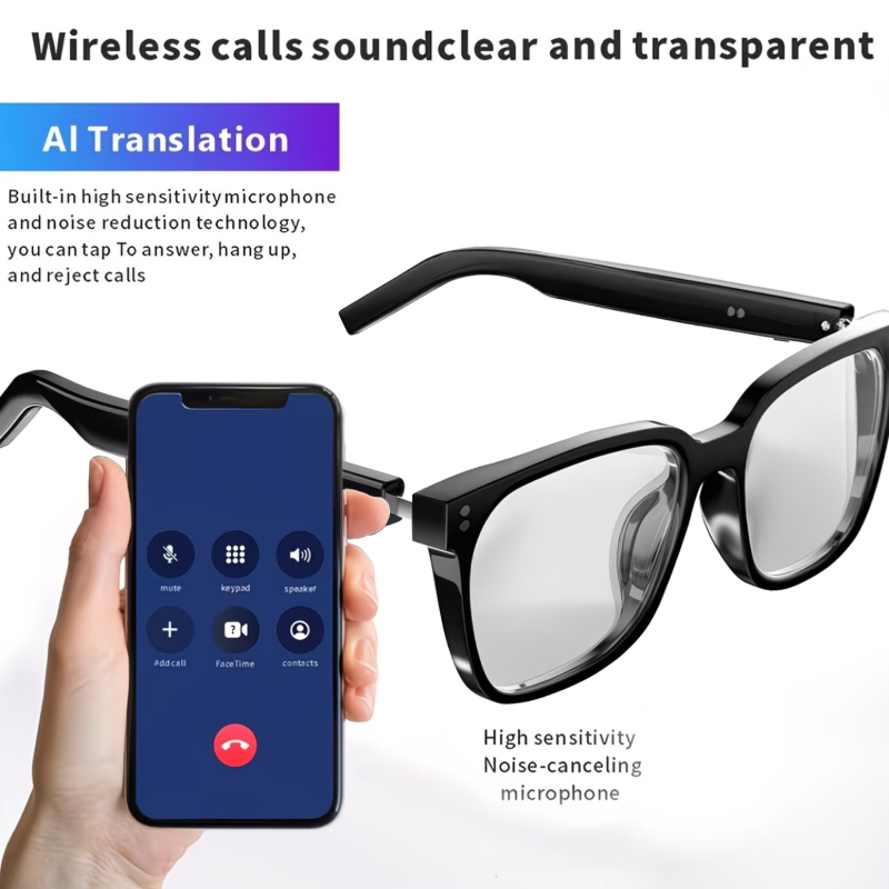 Draadloze AI slimme vertaalbri - Blue Light Blocking Smart Audio Glasses recensie en prijs