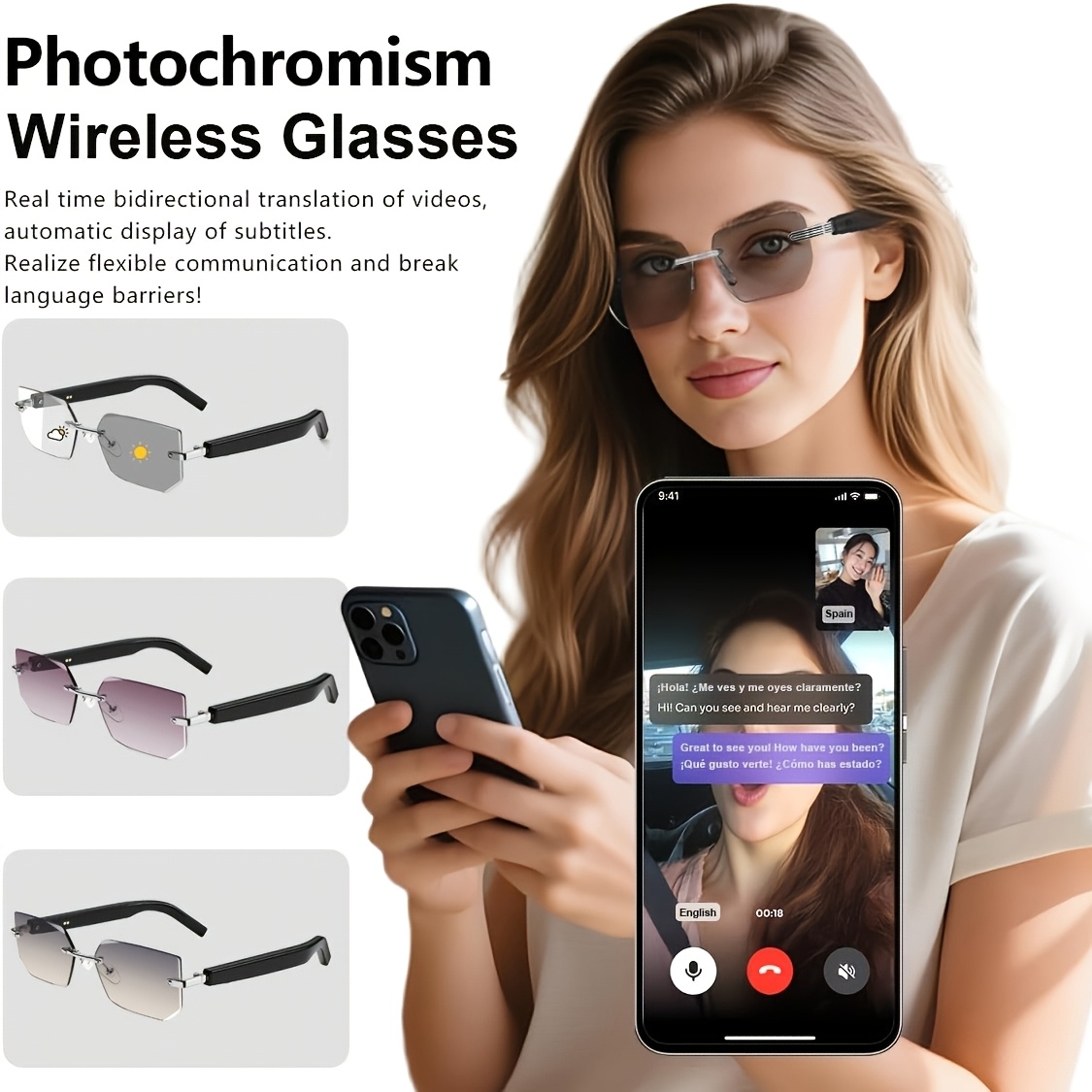 Stijlvolle Bluetooth-zonnebril - Smart Sunglasses Open Ear Music Calls recensie en prijs