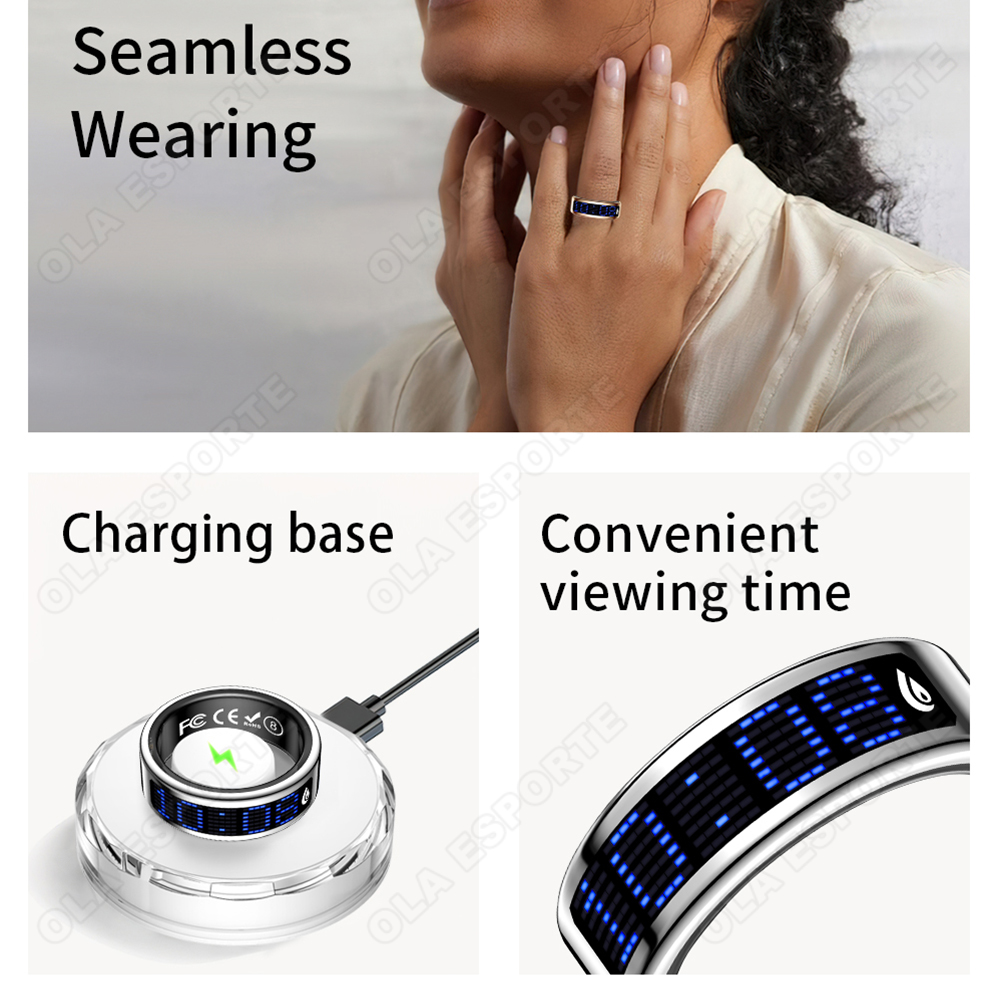 Nieuwe 2026 Call ID Reminder S - Smart Ring Health Tracker Blood Oxygen recensie en prijs