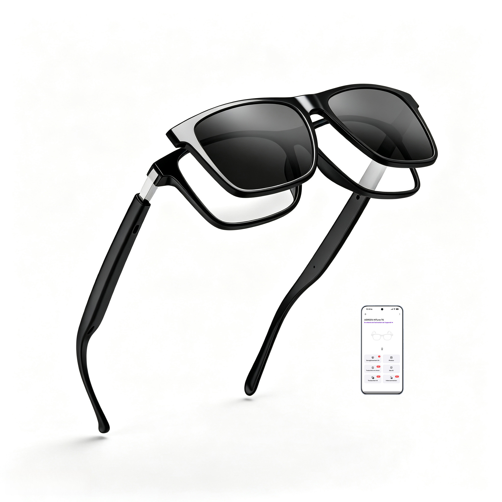 Slimme Bluetooth-bril met magn - Smart Audio Glasses Touch Control recensie en prijs