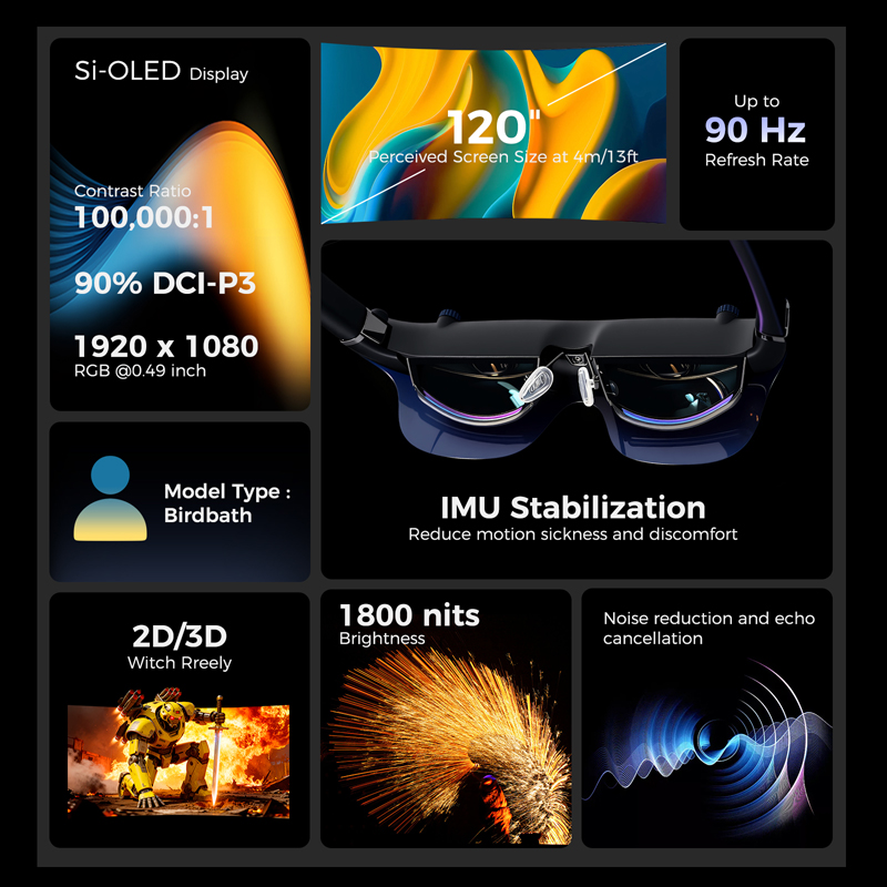 Groothandel Pocket TV AR-bril  - Ar Smart Glasses Display Micro Oled recensie en prijs