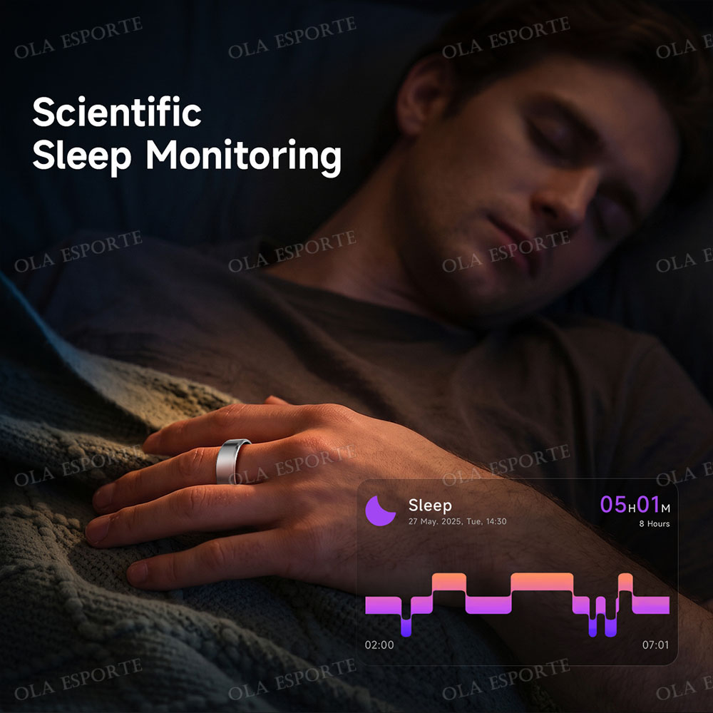 Slimme ring voor mannen en vro - Smart Ring Health Tracker Blood Oxygen recensie en prijs