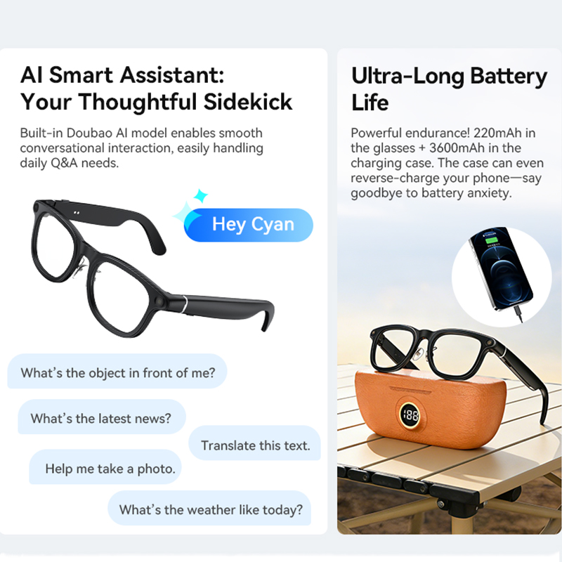 2026 Nieuwe 3600mAh Grote Batt - Smart Glasses Camera Video Recording 1080P recensie en prijs