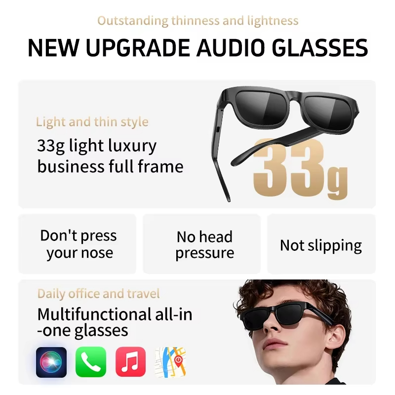 Lenovo AI 8K HD-camera, Blueto - Smart Audio Glasses Bluetooth Polarized recensie en prijs