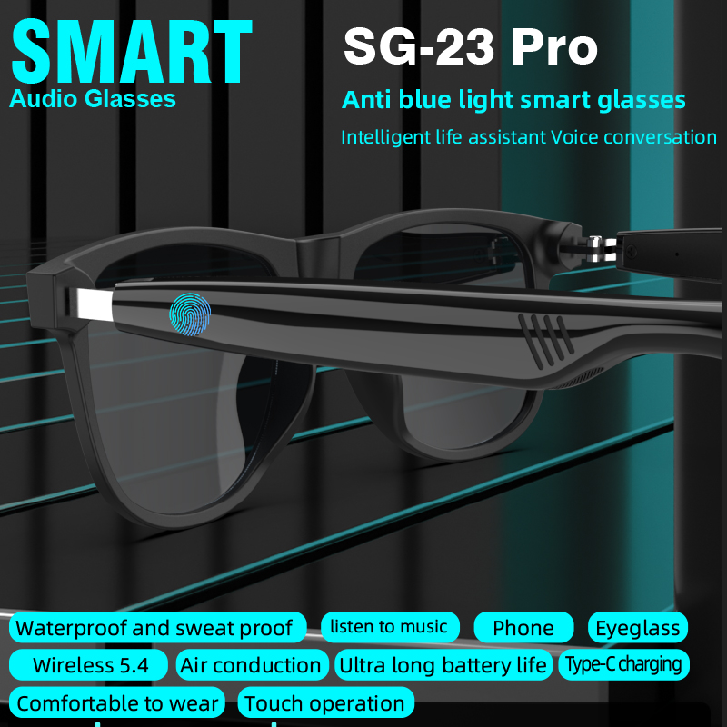 SG‑23 Pro Smart Audio Bril Dra - Smart Sunglasses Open Ear Music Calls recensie en prijs