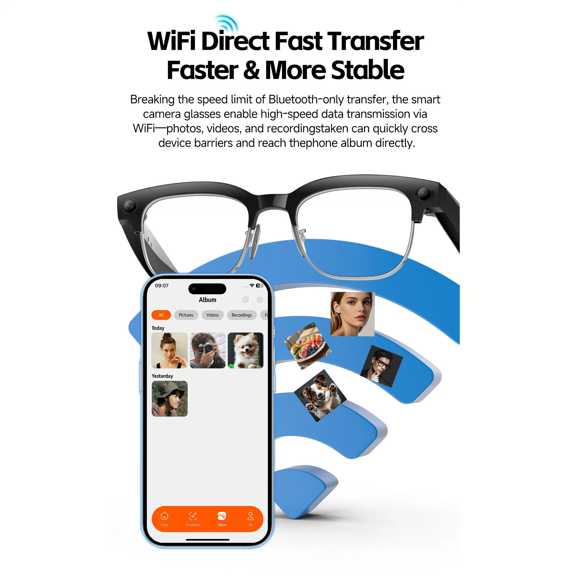 AI Slimme Bril met Spraakbestu - Smart Audio Glasses Touch Control recensie en prijs