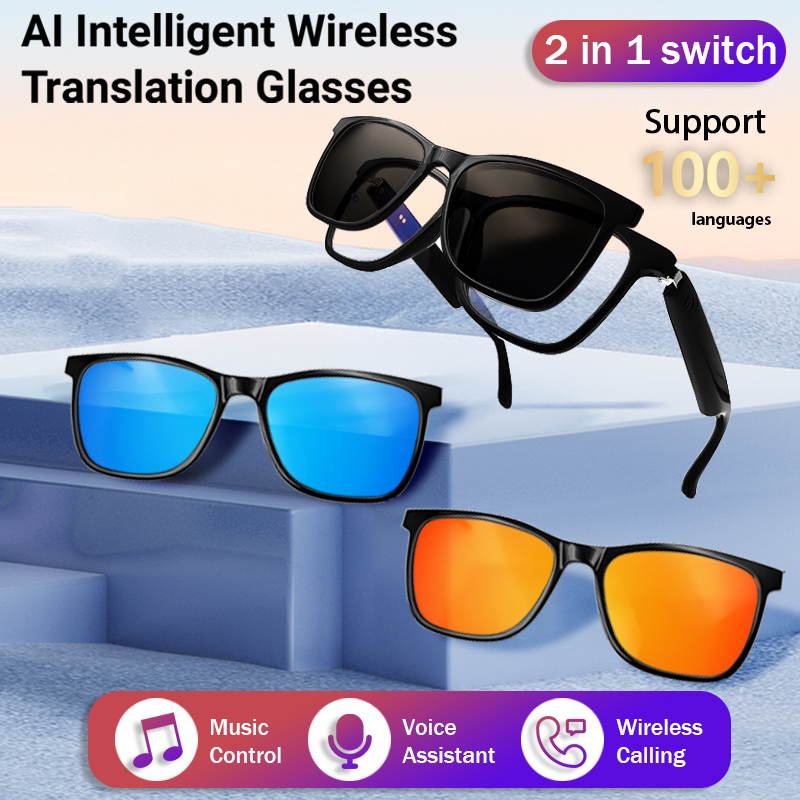 Slimme audiobril met aanraakbe - Smart Audio Glasses Touch Control recensie en prijs