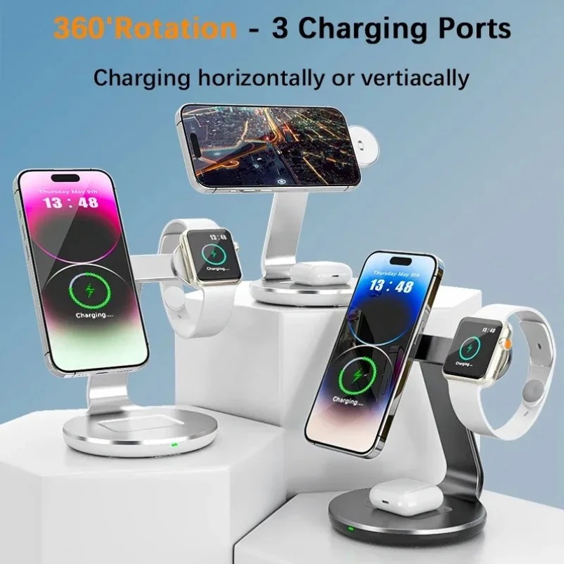 3-in-1 draadloze oplaadstation - Smart Glasses Magnetic Charging Cable recensie en prijs