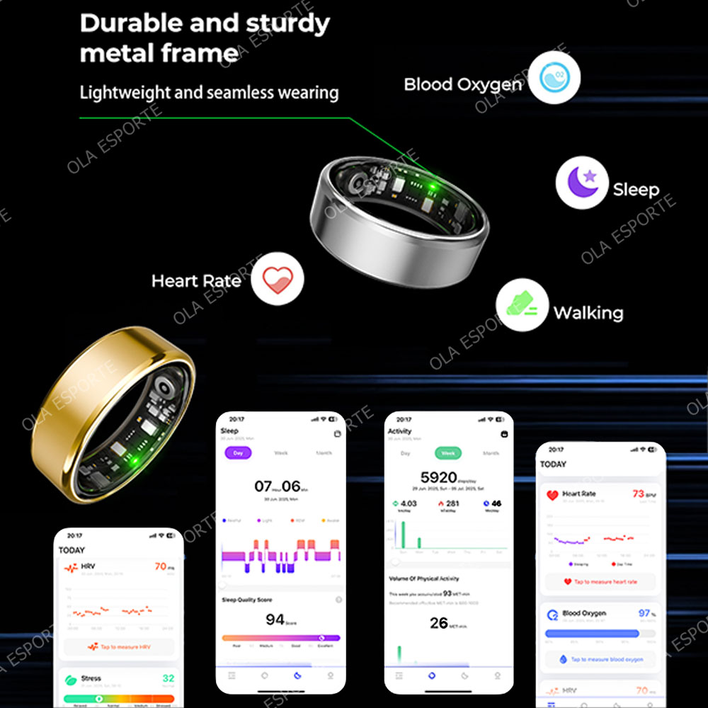 R09 Smart Ring Mannen Vrouwen  - Smart Ring Health Tracker Blood Oxygen recensie en prijs