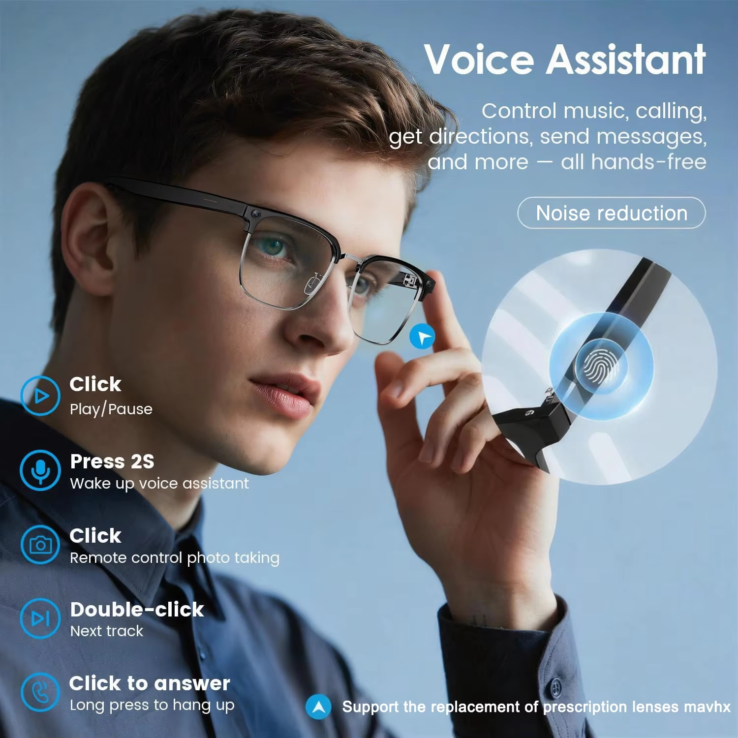 2026 Nieuwe 800W Pixel Camera  - Smart Glasses Camera Video Recording 1080P recensie en prijs