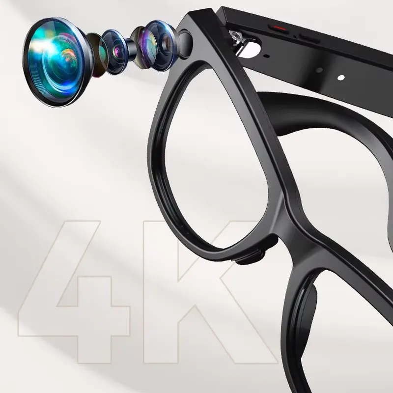 voor AI Smart Bril 4K Camera B - Smart Audio Glasses Bluetooth Polarized recensie en prijs