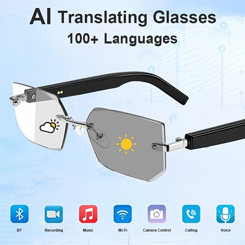 Modieuze slimme audiozonnebril - Smart Sunglasses Open Ear Music Calls recensie en prijs