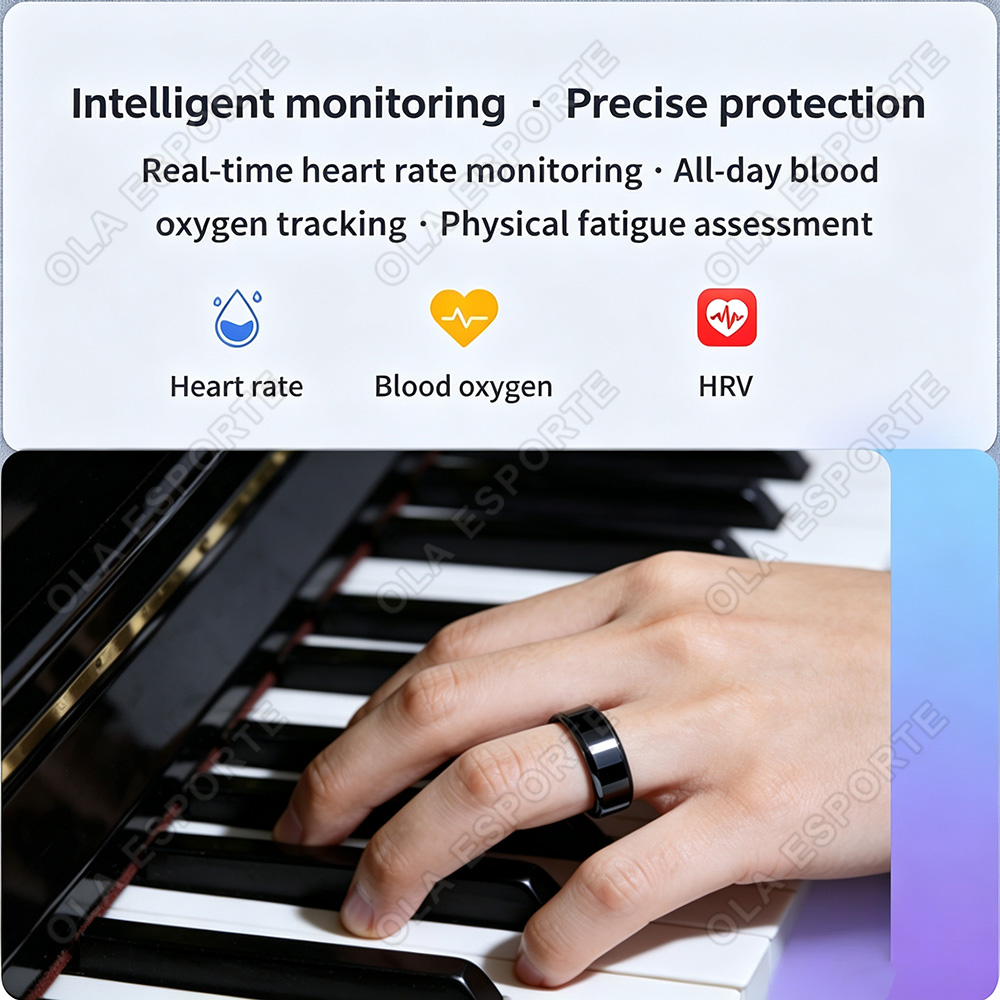 2026 Nieuwe Keramische Slimme  - Smart Ring Health Tracker Blood Oxygen recensie en prijs