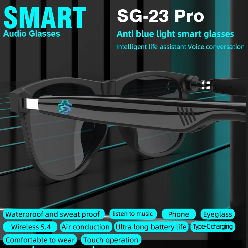 SG-23 Pro Smart Audio Zonnebri - Smart Audio Glasses Bluetooth Polarized recensie en prijs