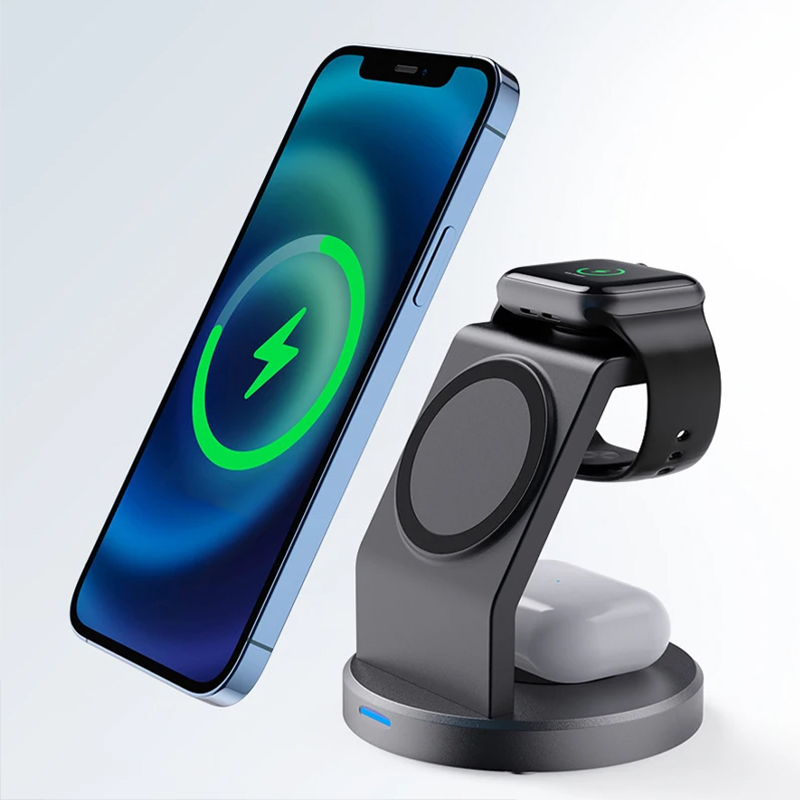 3 in 1 draadloze oplader stand - Smart Glasses Magnetic Charging Cable recensie en prijs