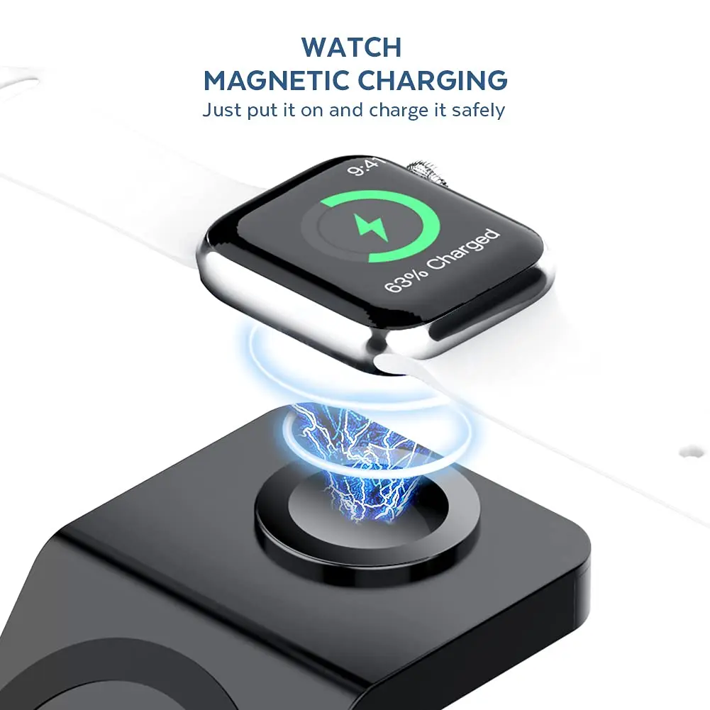 3 in 1 draadloze oplader stand - Smart Glasses Magnetic Charging Cable recensie en prijs