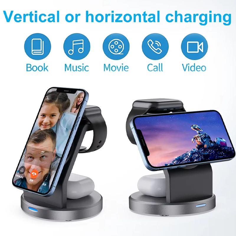 3 in 1 draadloze oplader stand - Smart Glasses Magnetic Charging Cable recensie en prijs