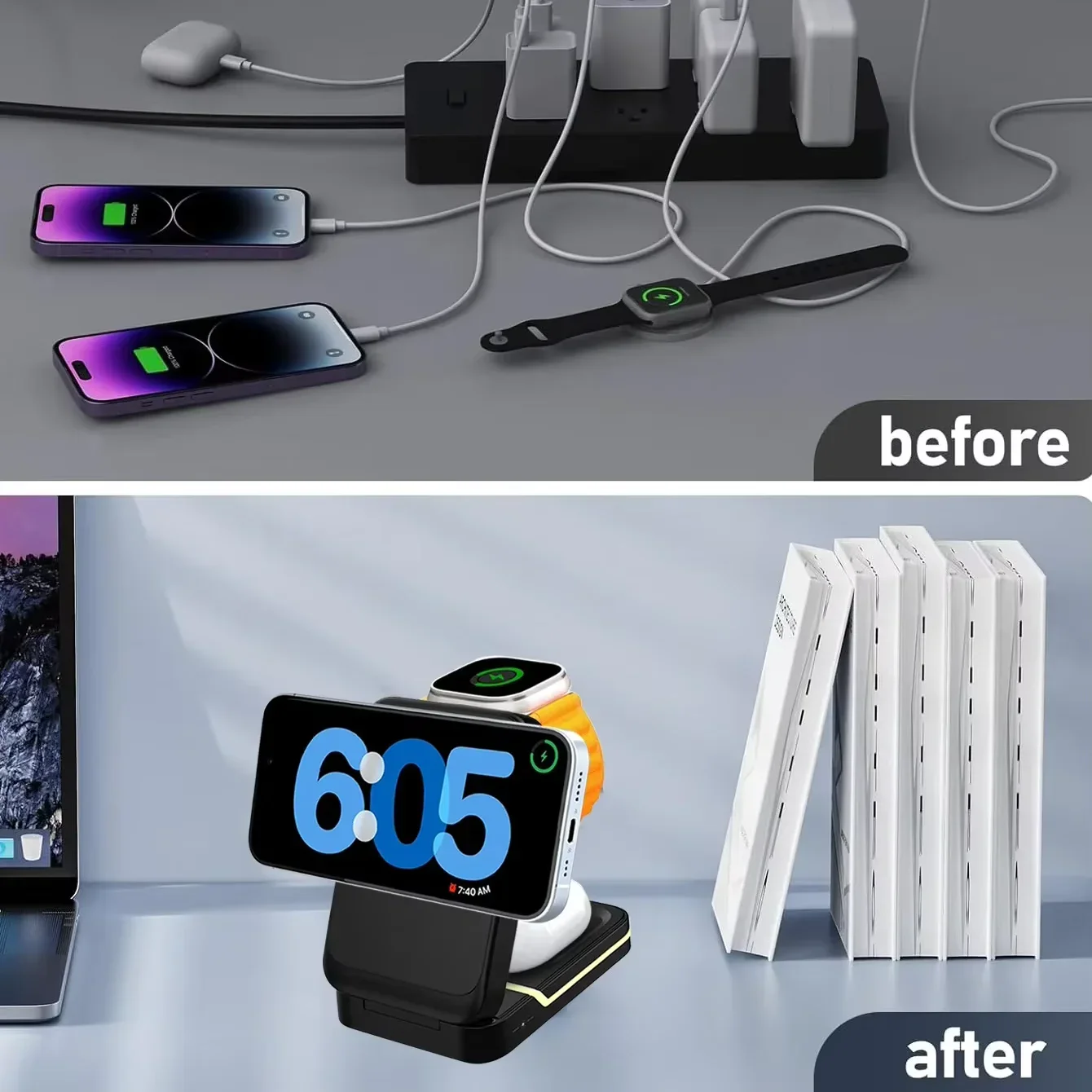 3-in-1 Magnetische Opvouwbare  - Smart Glasses Magnetic Charging Cable recensie en prijs