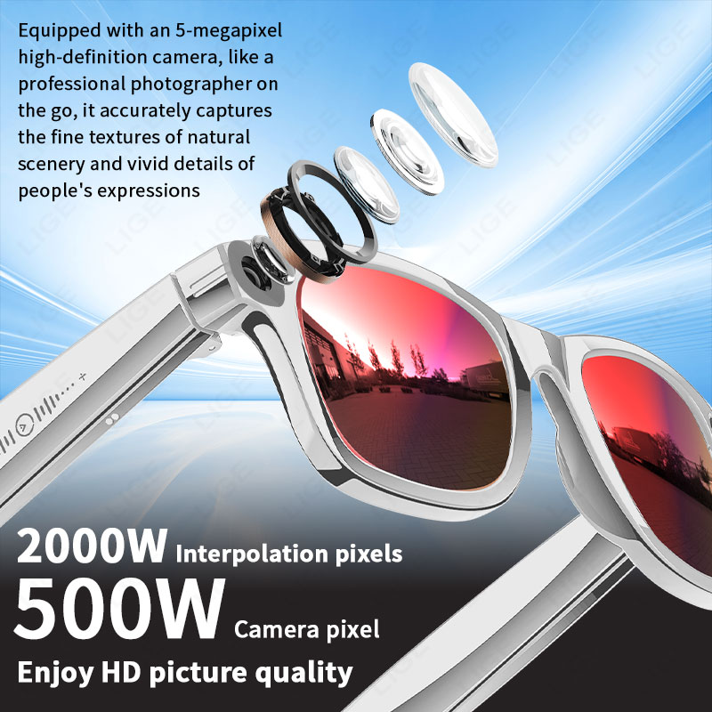 AI 5 miljoen pixels slimme bri - Smart Glasses Camera Video Recording 1080P recensie en prijs