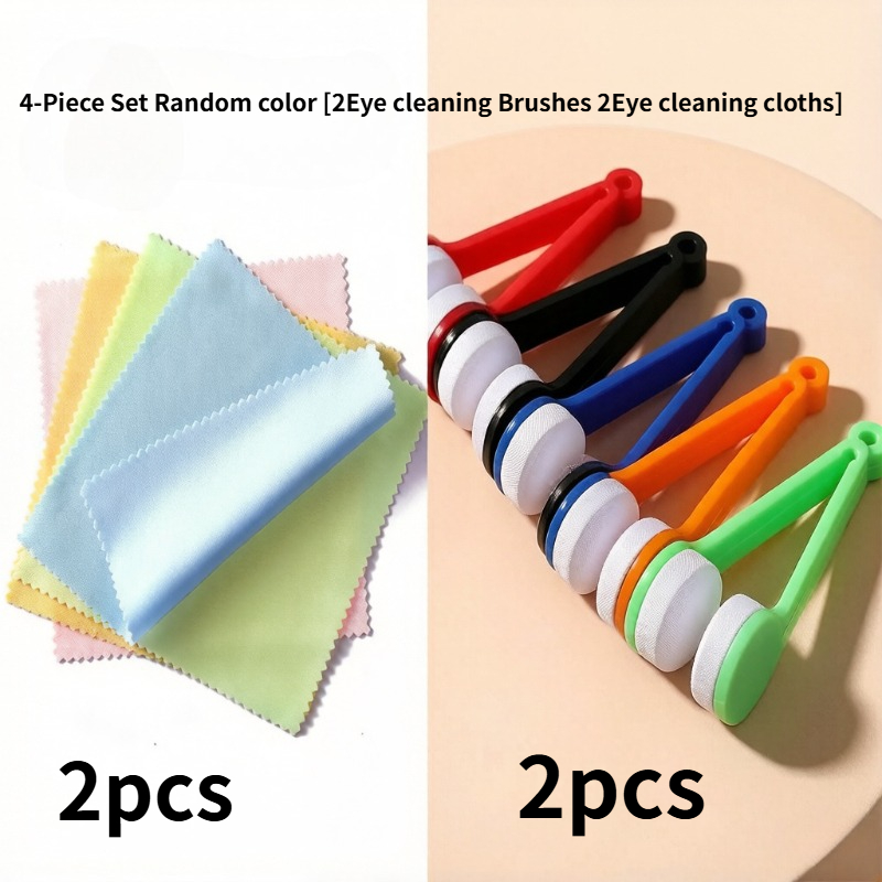 4-delige brillenreinigingsset, - Eyewear Cleaning Cloth Microfiber Kit recensie en prijs