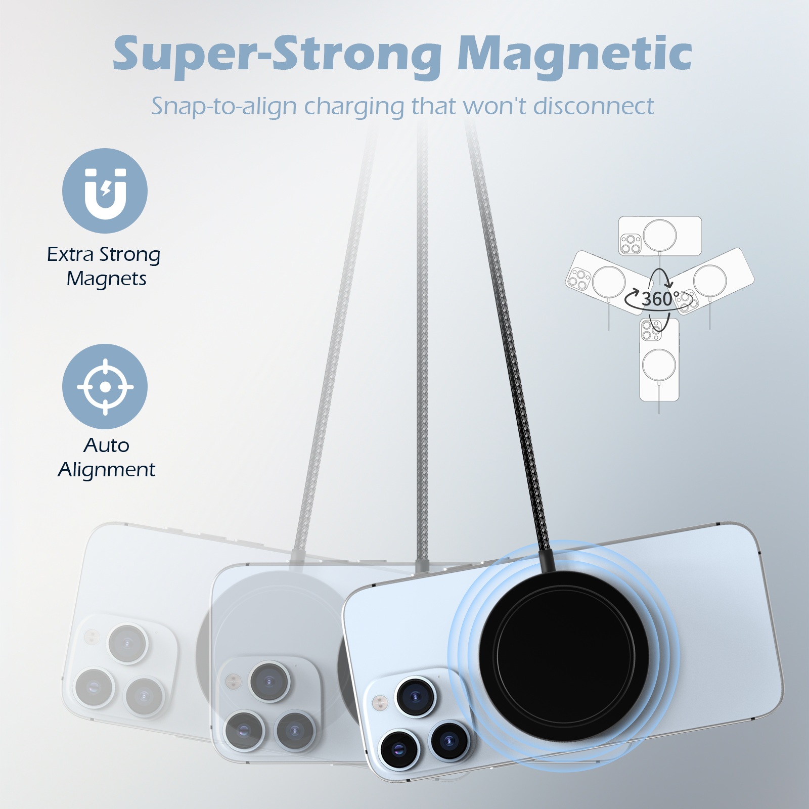 25W Magnetische Draadloze Opla - Smart Glasses Magnetic Charging Cable recensie en prijs