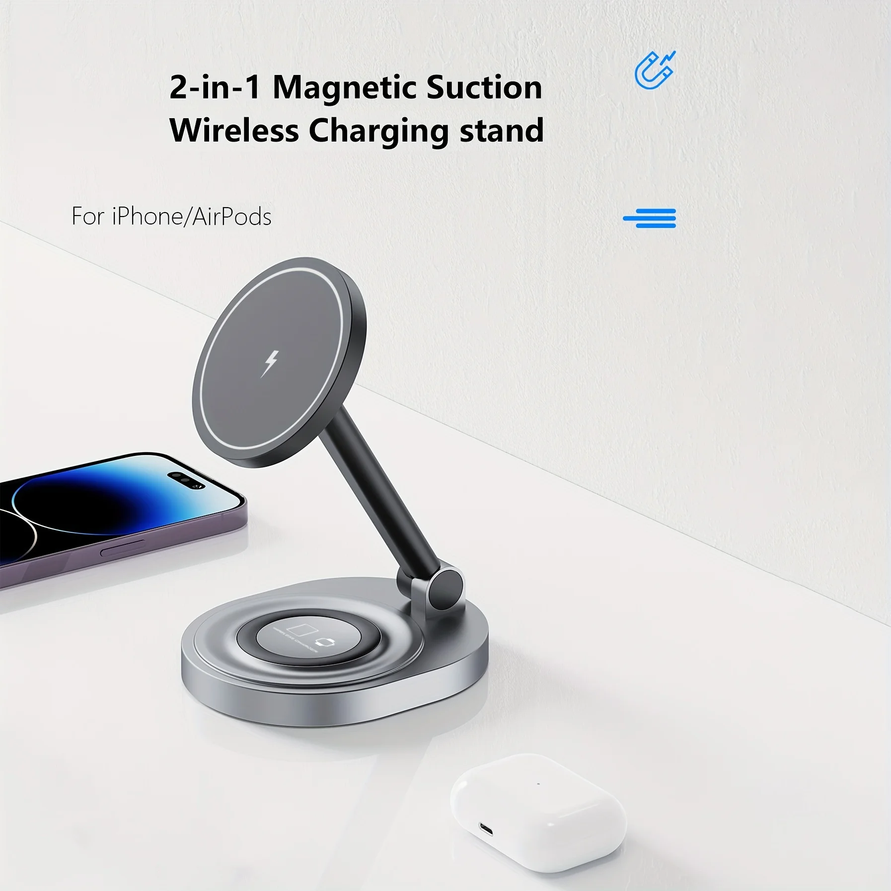 2 in 1 magnetische draadloze o - Smart Glasses Magnetic Charging Cable recensie en prijs