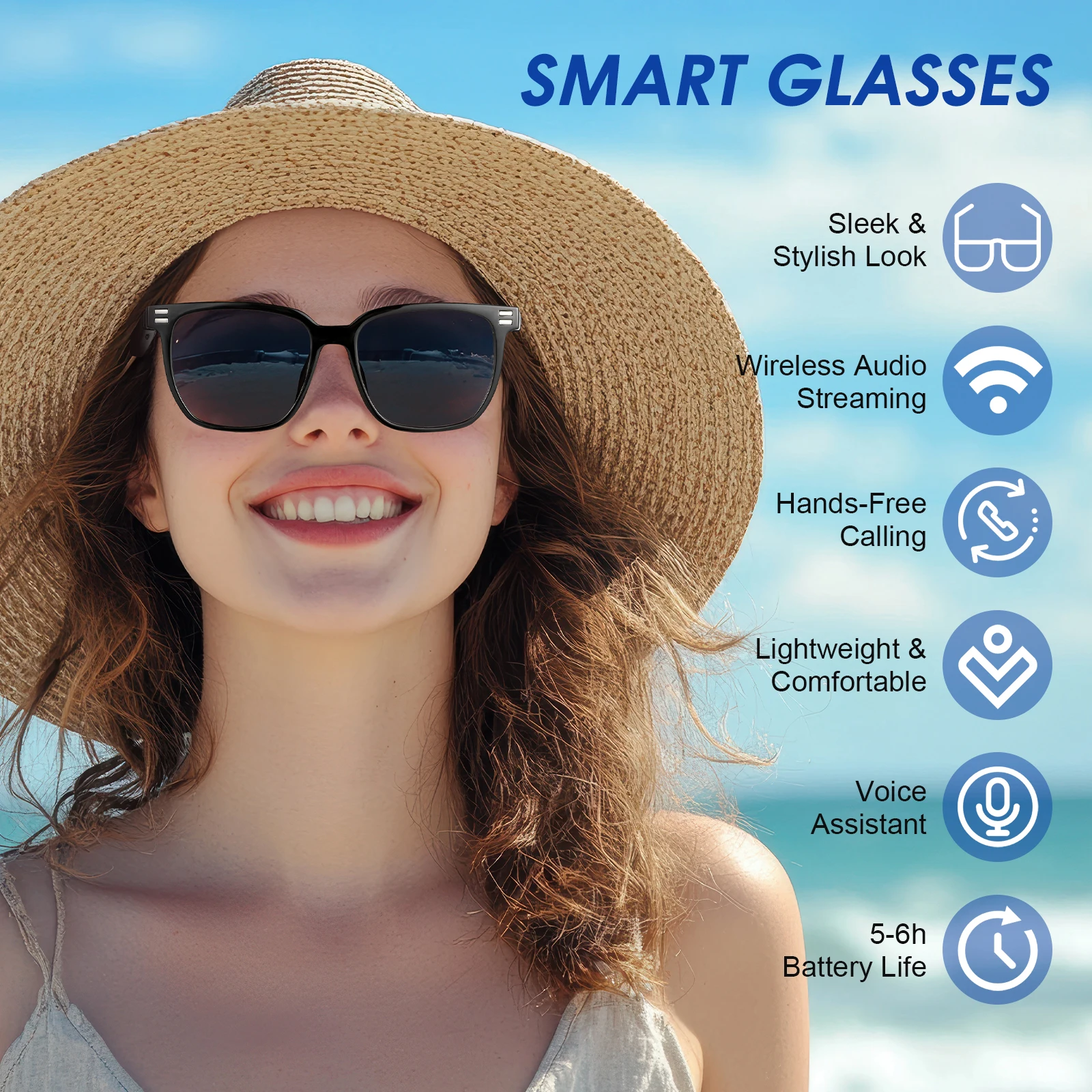 Anti-blauw licht slimme bril U - Photochromic Smart Sunglasses Audio recensie en prijs