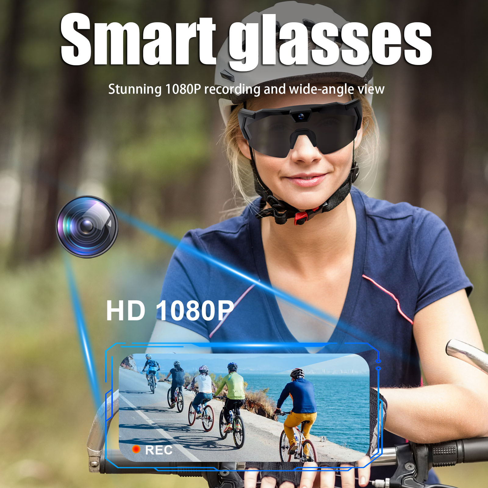 Slimme camera bril HD 1080P fi - Smart Glasses Camera Video Recording 1080P recensie en prijs