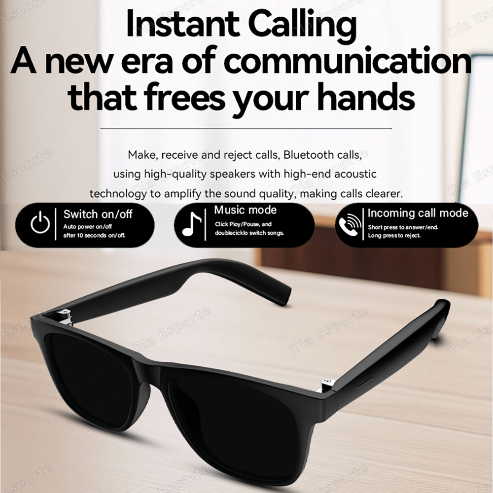 Nieuwe slimme zonnebrillen voo - Smart Audio Glasses Touch Control recensie en prijs
