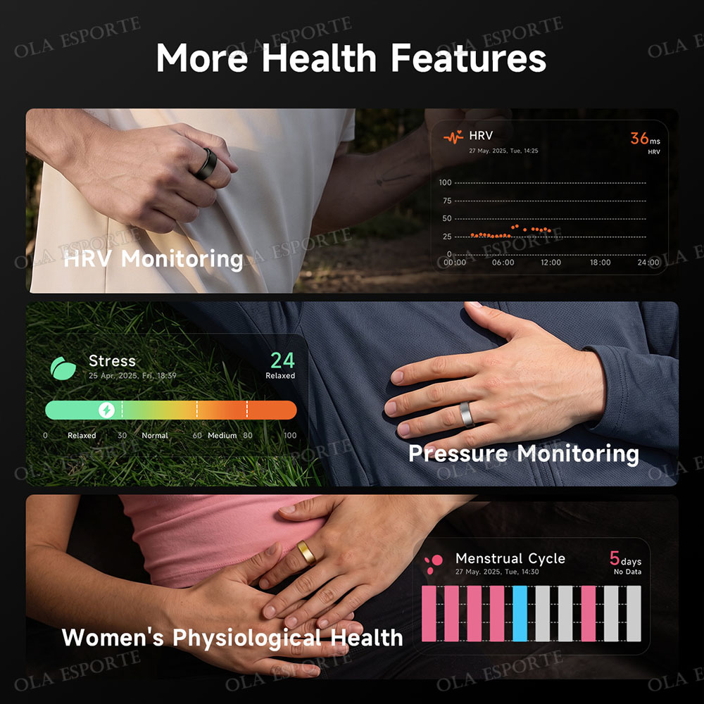 2026 Nieuwe slimme ring met op - Smart Ring Health Tracker Blood Oxygen recensie en prijs
