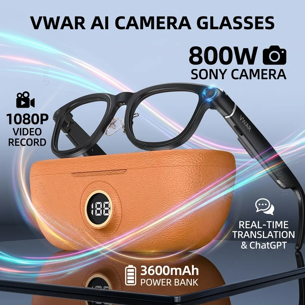 2026 Smart AI-bril 4K HD-camer - Smart Glasses Camera Video Recording 1080P recensie en prijs
