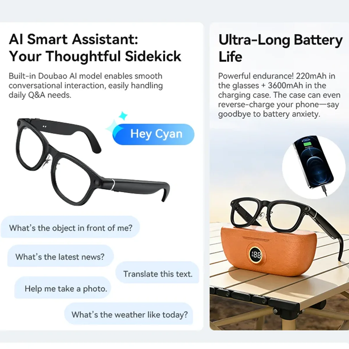 2026 Smart AI-bril 4K HD-camer - Smart Glasses Camera Video Recording 1080P recensie en prijs